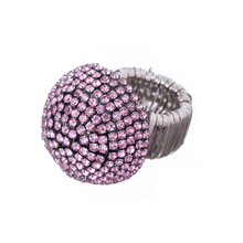 Load image into Gallery viewer, RING STRASS LIGHT ROSE
