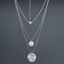 Load image into Gallery viewer, Necklace 3 in 1 Love Medalhas
