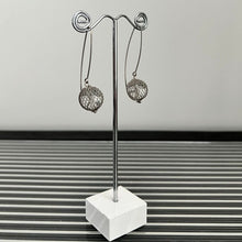 Load image into Gallery viewer, Earrings Silver Disco Globe

