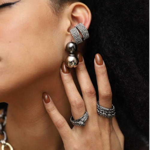 All-in-one Earcuff and  Rings Easy Chic
