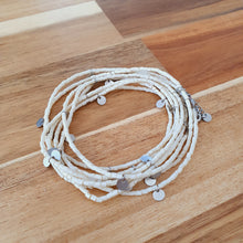 Load image into Gallery viewer, Necklace Bracelet 2 in 1 Colours Coins

