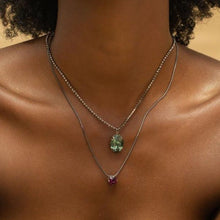 Load image into Gallery viewer, Necklace Duo Color Stones
