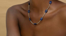 Load image into Gallery viewer, Necklace Natural Stone Blue
