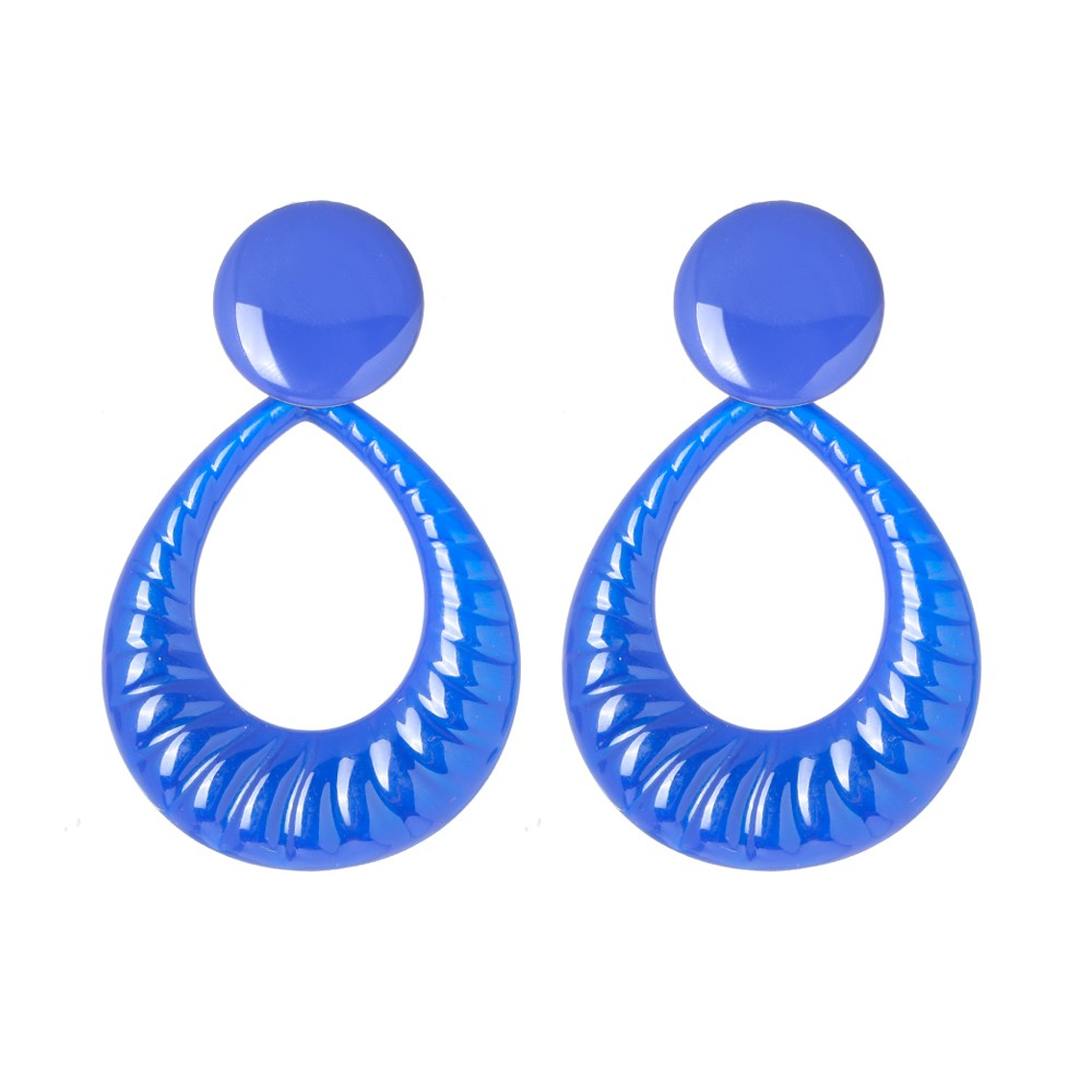 Earrings Blue Drop